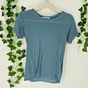 Reformation blue t-shirt